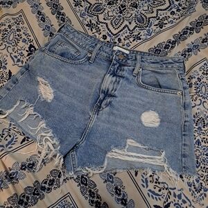 Womens forever 21 blue jean shorts size 30